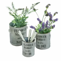 Übertopf 3er Set Flower Market