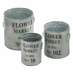Übertopf 3er Set Flower Market