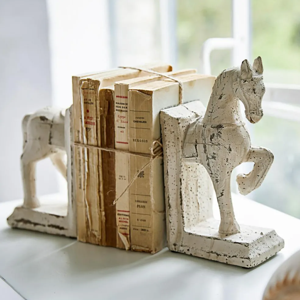 Buchstütze 2er Set Horses