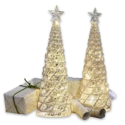 Deko-Baum 2er Set Glitter