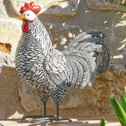 Deko-Huhn 2er Set Mannis