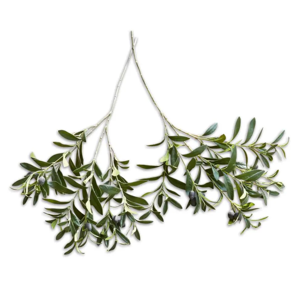 Deko-Olivenzweig 2er Set Olives