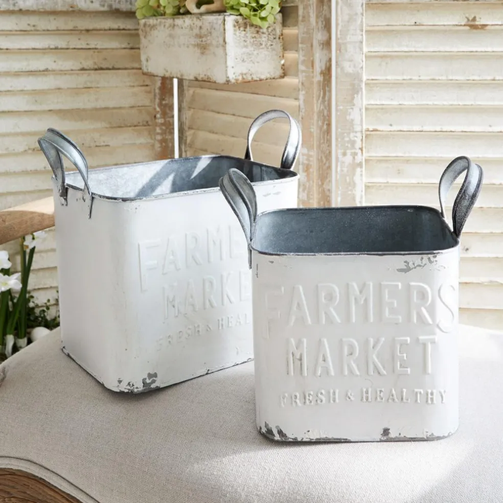 Korb 2er Set Market