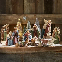 Krippenfiguren 11er Set Christi