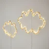 LED-Leuchtdeko 2er Set Elenar