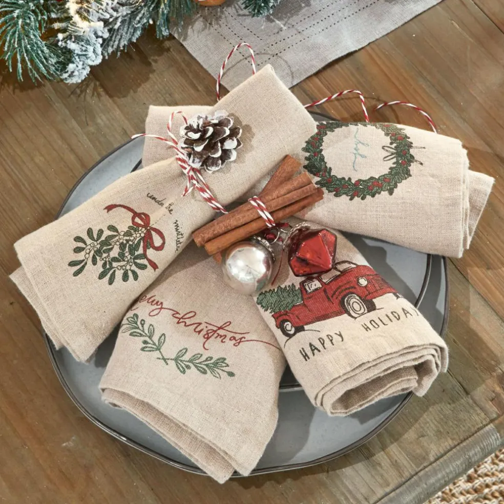 Serviette 4er Set Camon