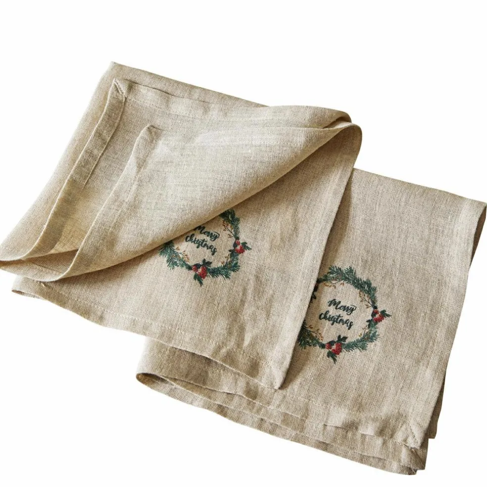 Serviette 2er Set Halofay