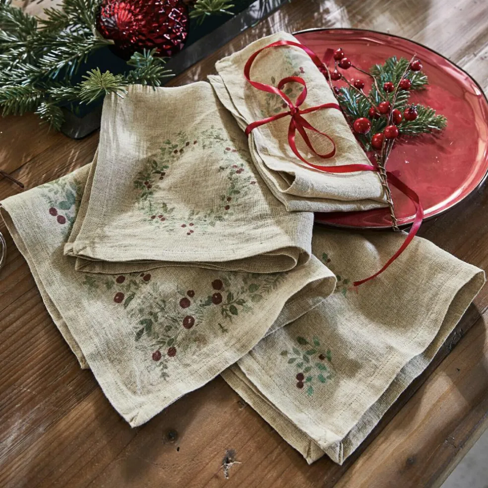 Serviette 4er Set Lenius