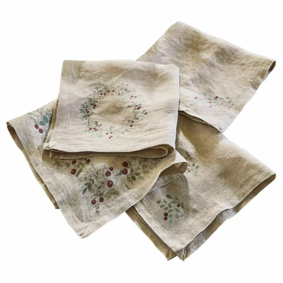 Serviette 4er Set Lenius