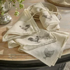 Serviette 4er Set Walorine