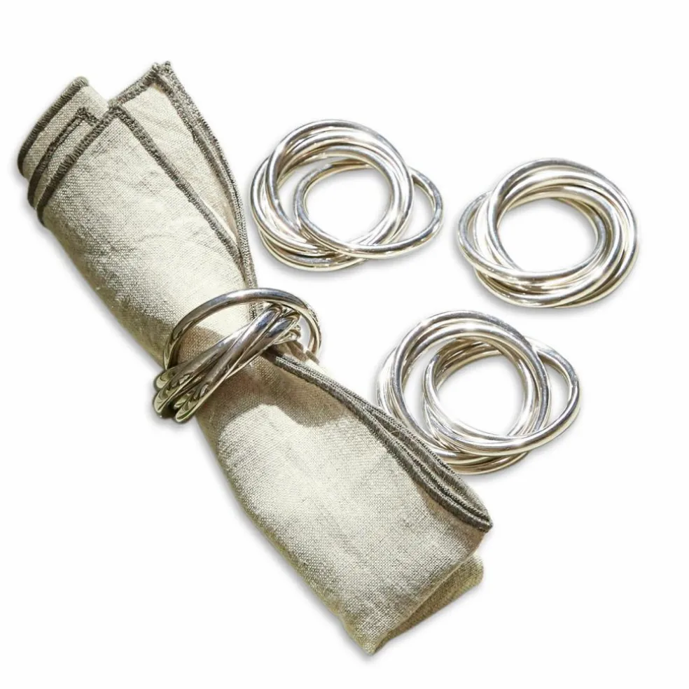 Serviettenring 4er Set Limche