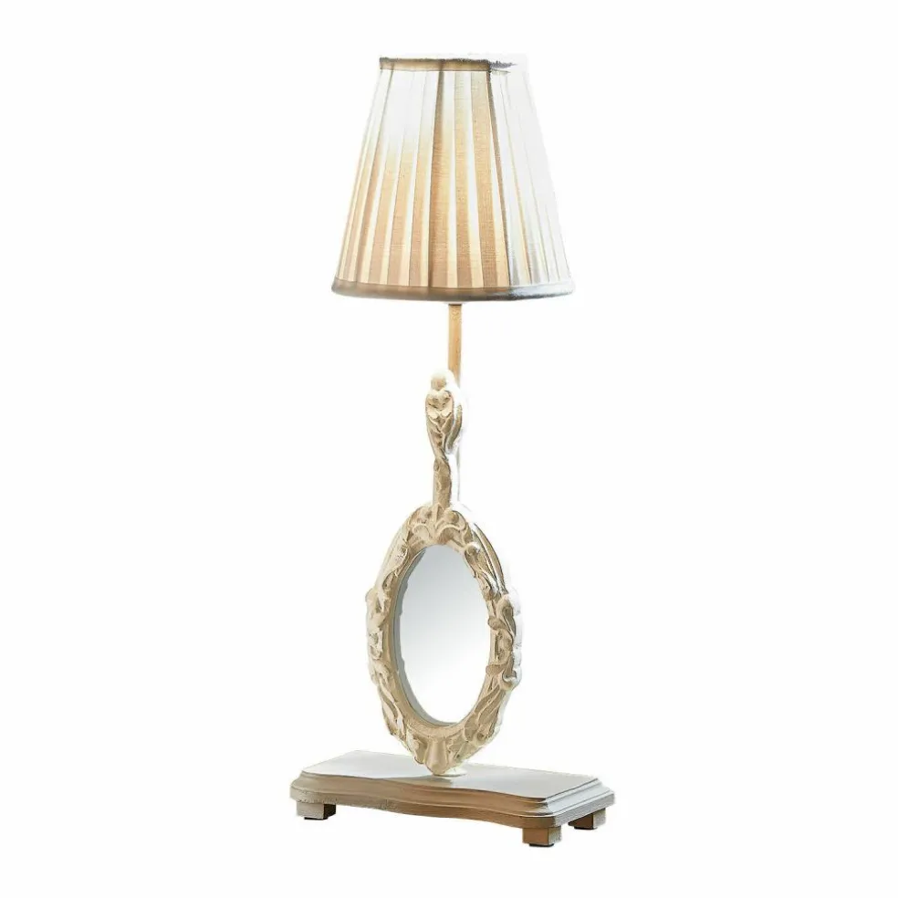 Tischlampe mit Spiegel Brannach