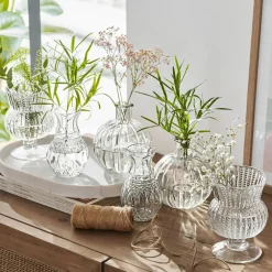Vase 6er Set Amber