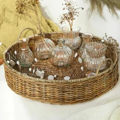 Vase 6er Set Amber