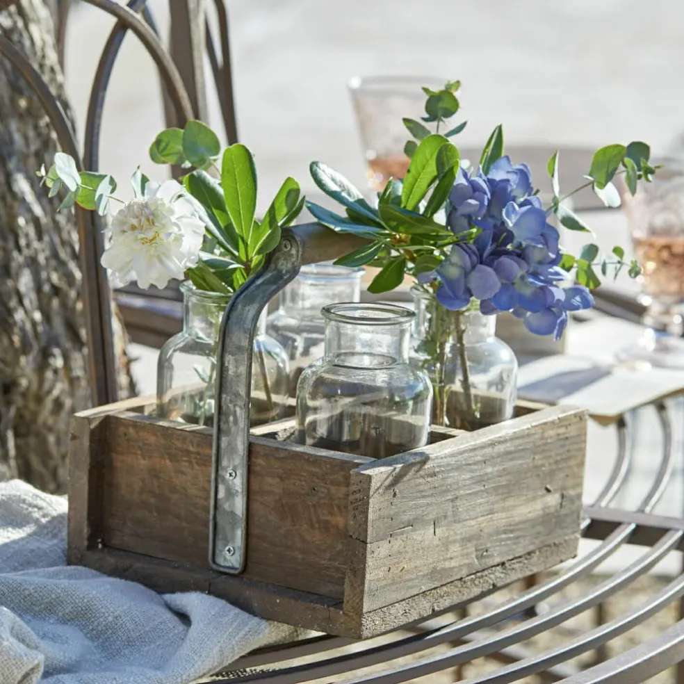Vase 4er Set mit Korb Reverie